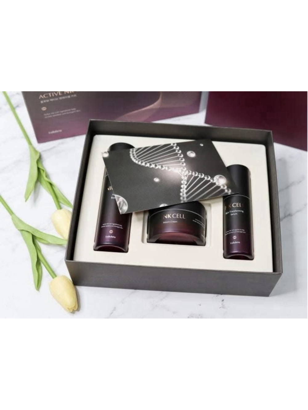 Lulubeu NK CELL Active Kit 24K Gold Infused Anti-Aging Skincare Set